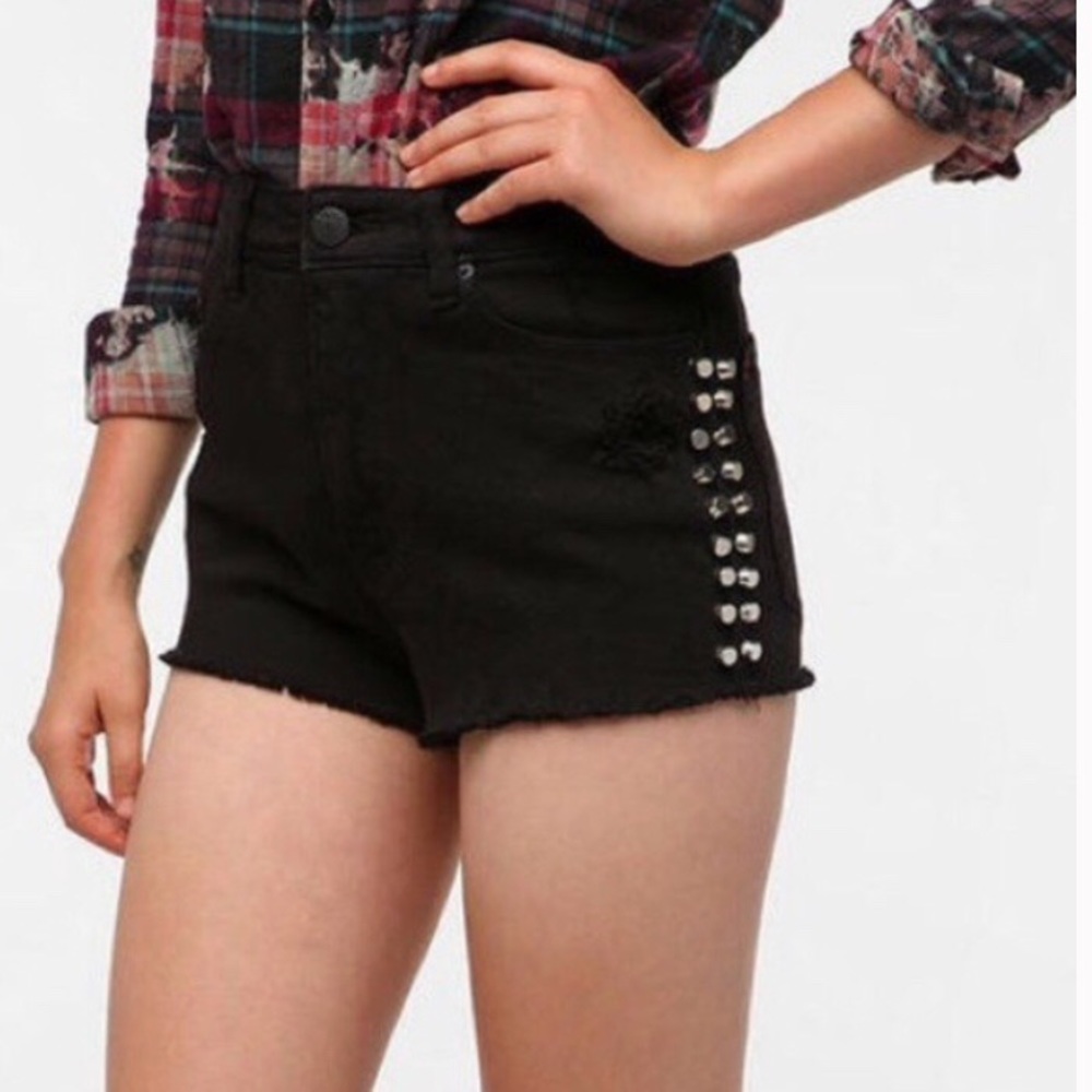 BDG Urban Outfitters High Rise Cheeky Denim Shorts